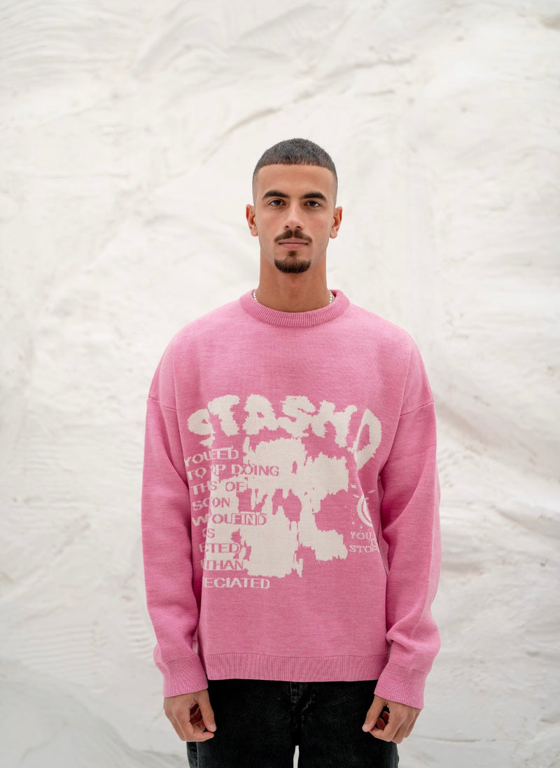 Pink Knit Sweater